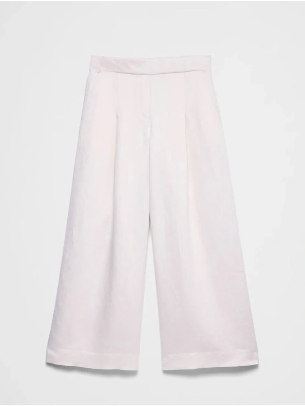 NWT Banana Republic WIDE-LEG MID-RISE PLEATED PULL-ON PANT